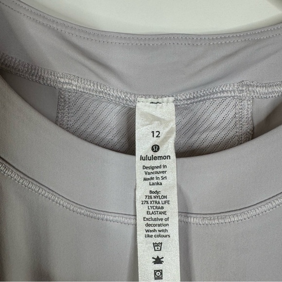 Lululemon‎ Sheer Will Tank Top Pulse Size 12 - Picture 3 of 4